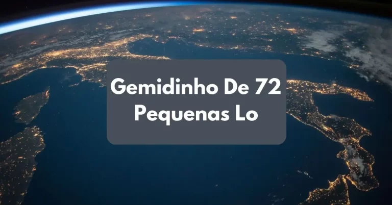 Gemidinho De 72 Pequenas Lo